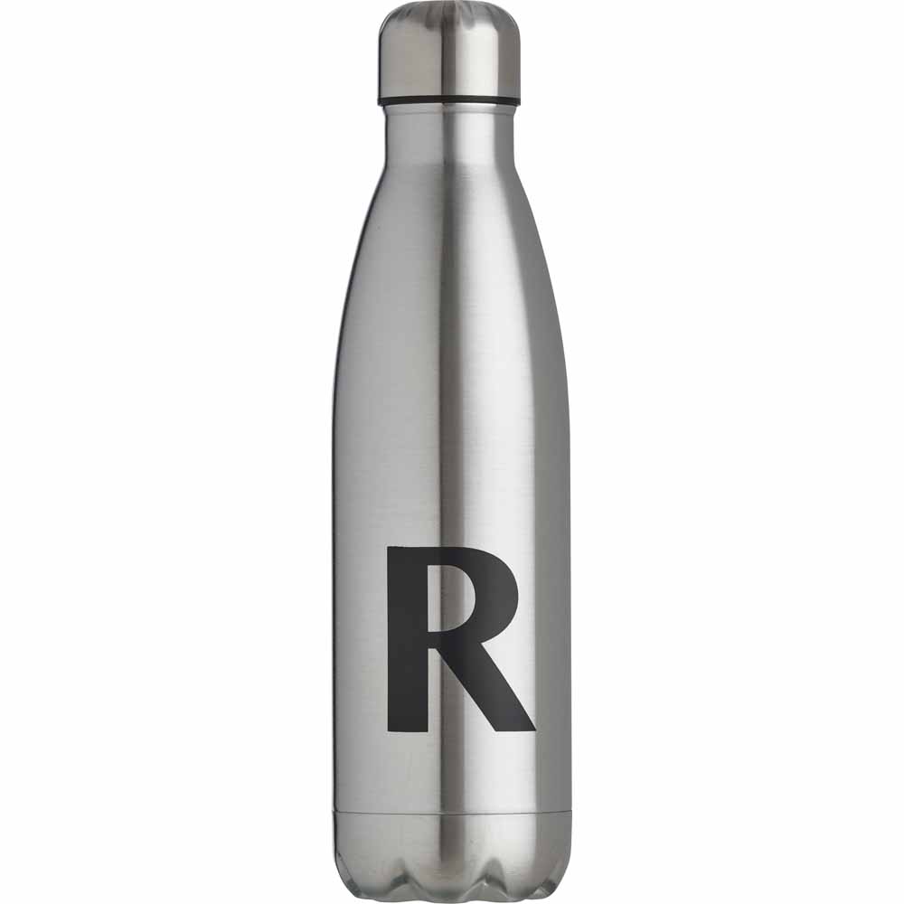 Wilko Alphabet Double Wall Bottle-R Image 1