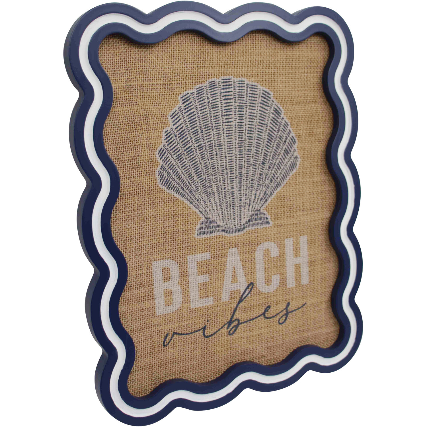 Wooden Hessian Beach Sign Image 4