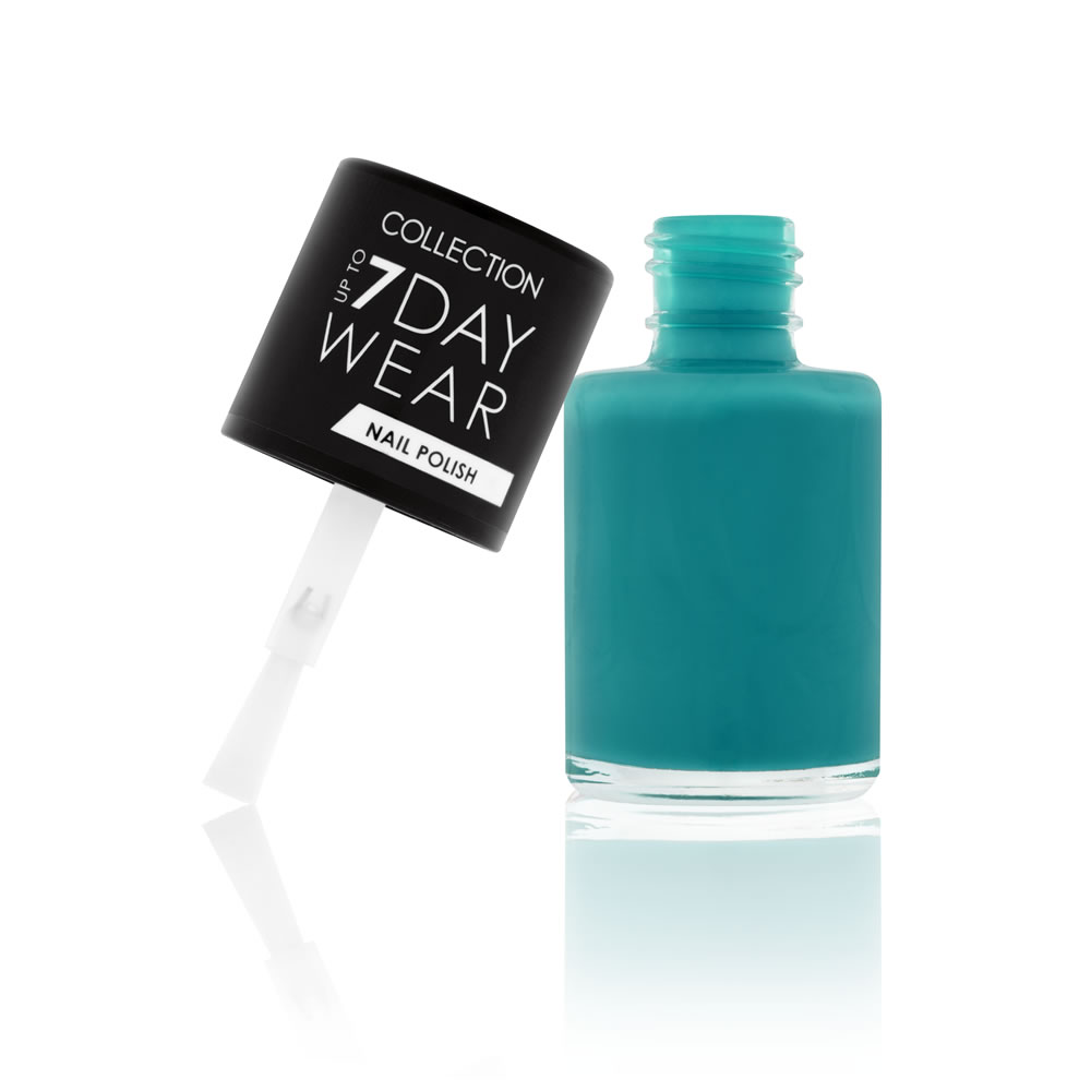 Collection Up to 7 Day Wear Nail Polish Teal 25 8ml Image 2