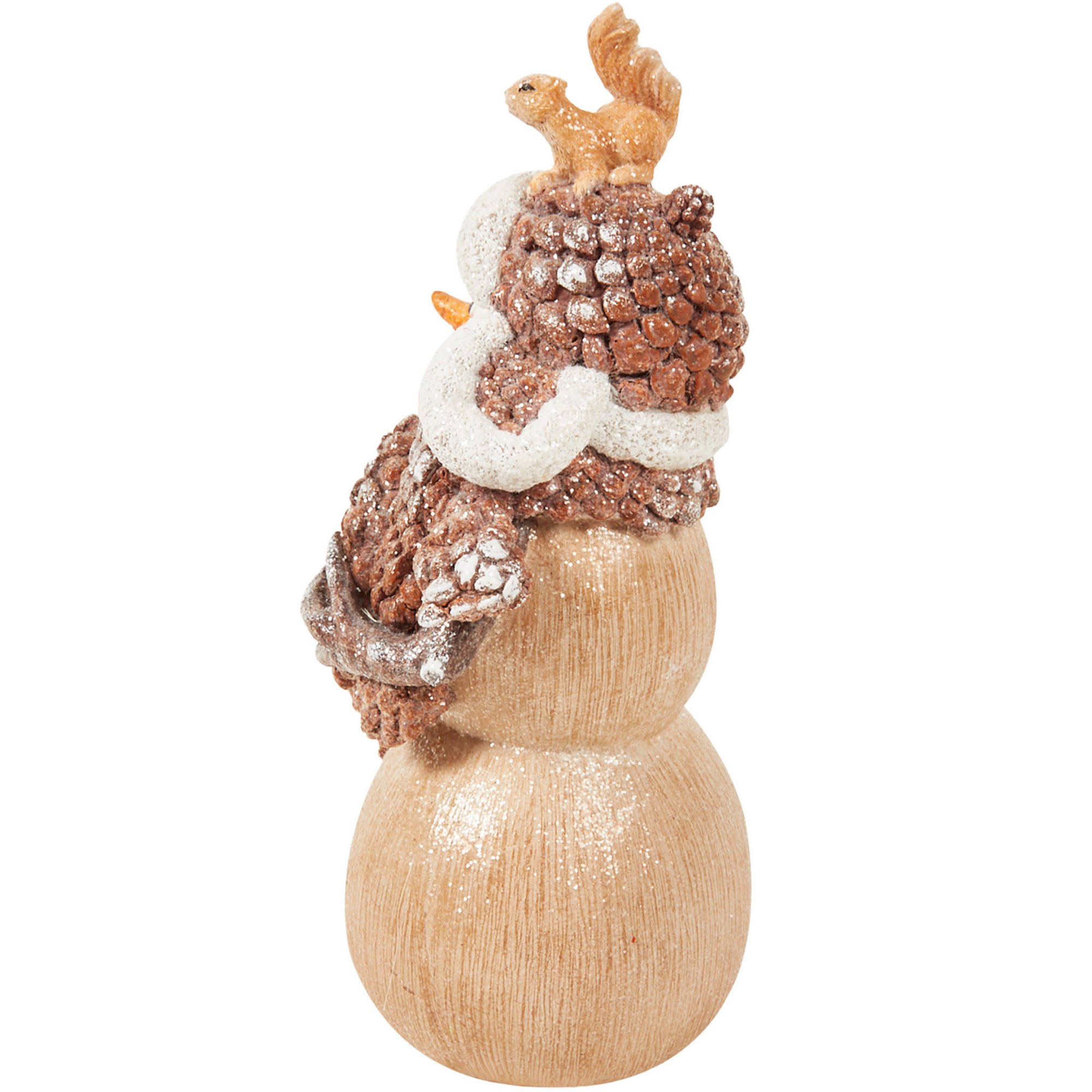 Woodland Snowman Decoration - Natural Image 7