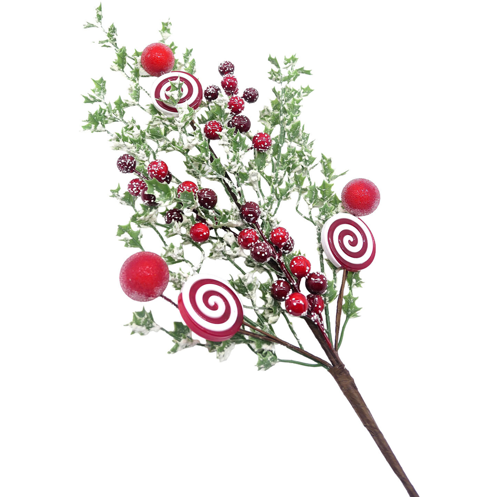 Peppermint Candy Floristry Pick Image 3