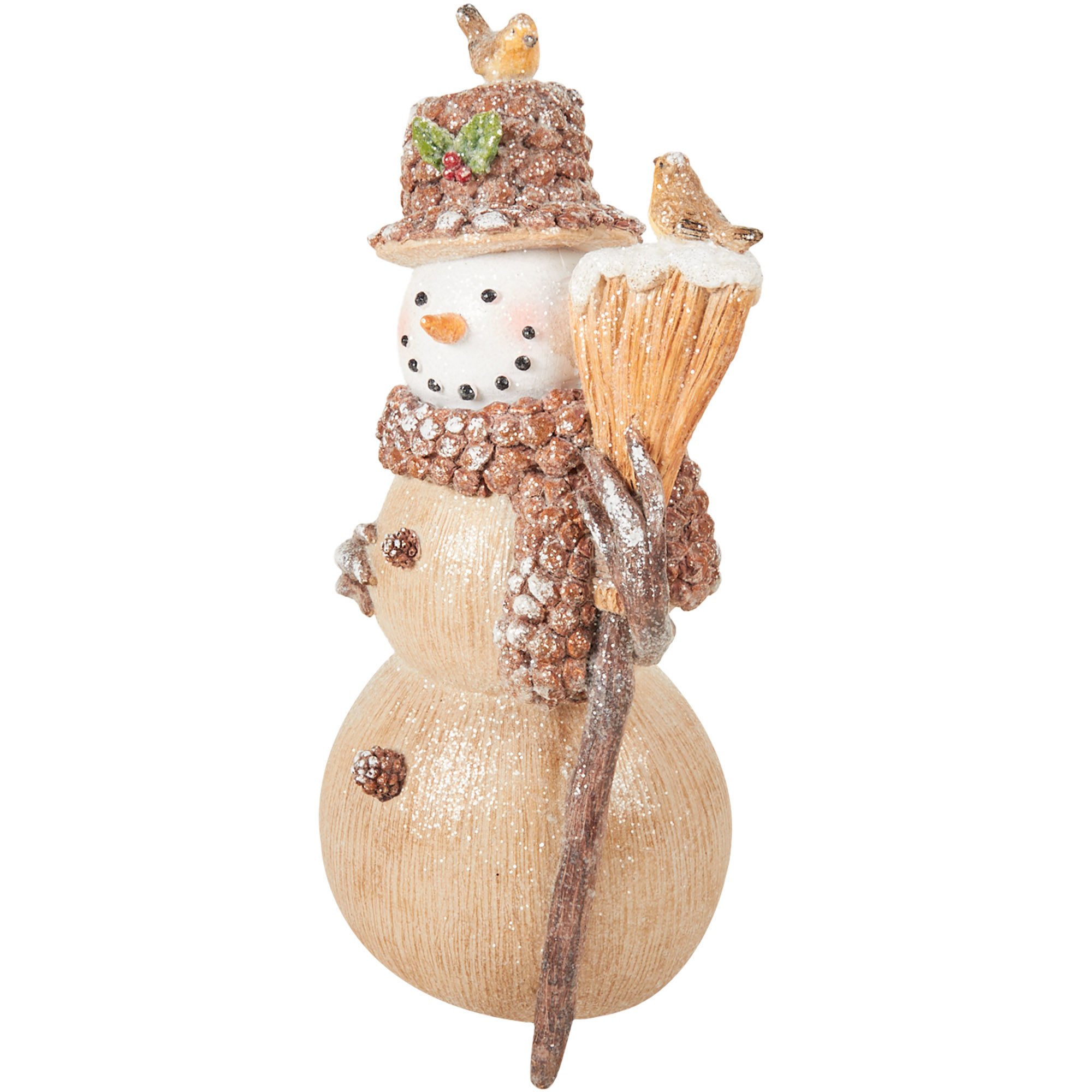 Woodland Snowman Decoration - Natural Image 3