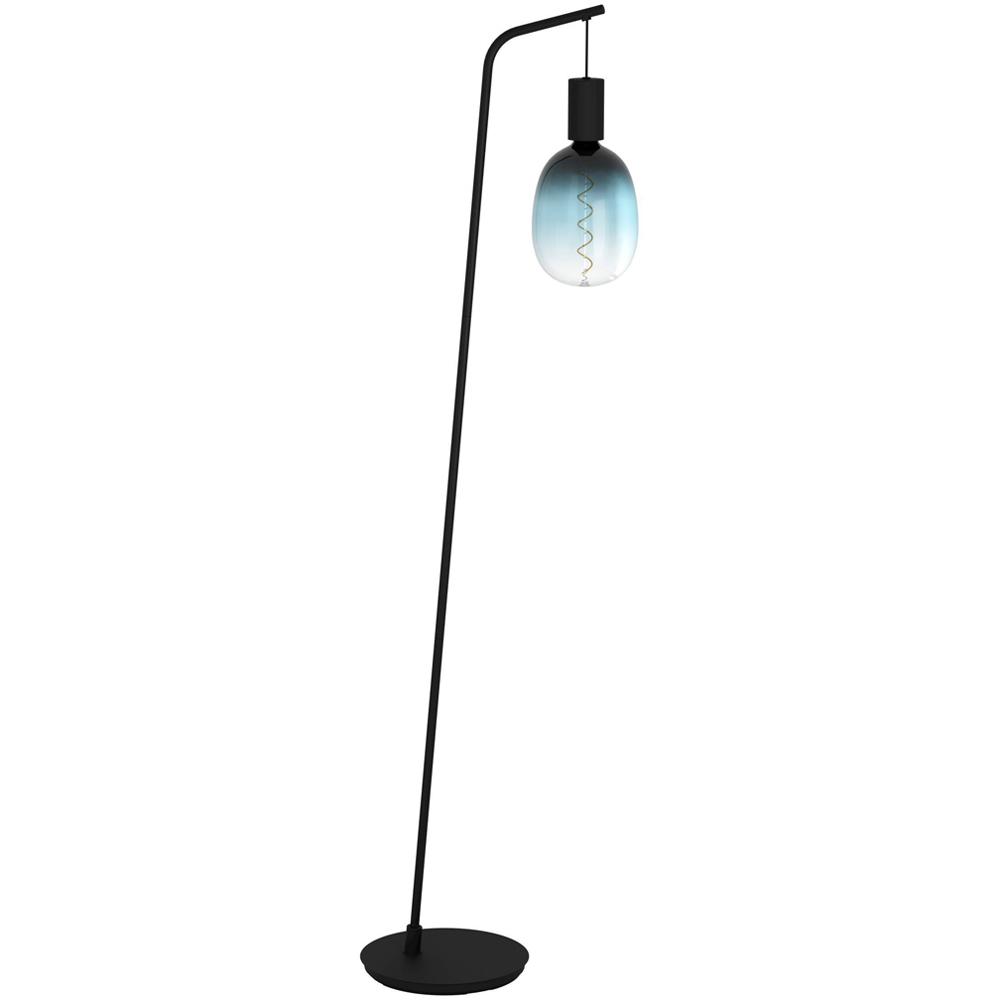EGLO Cranley Black Steel Floor Lamp Image 1