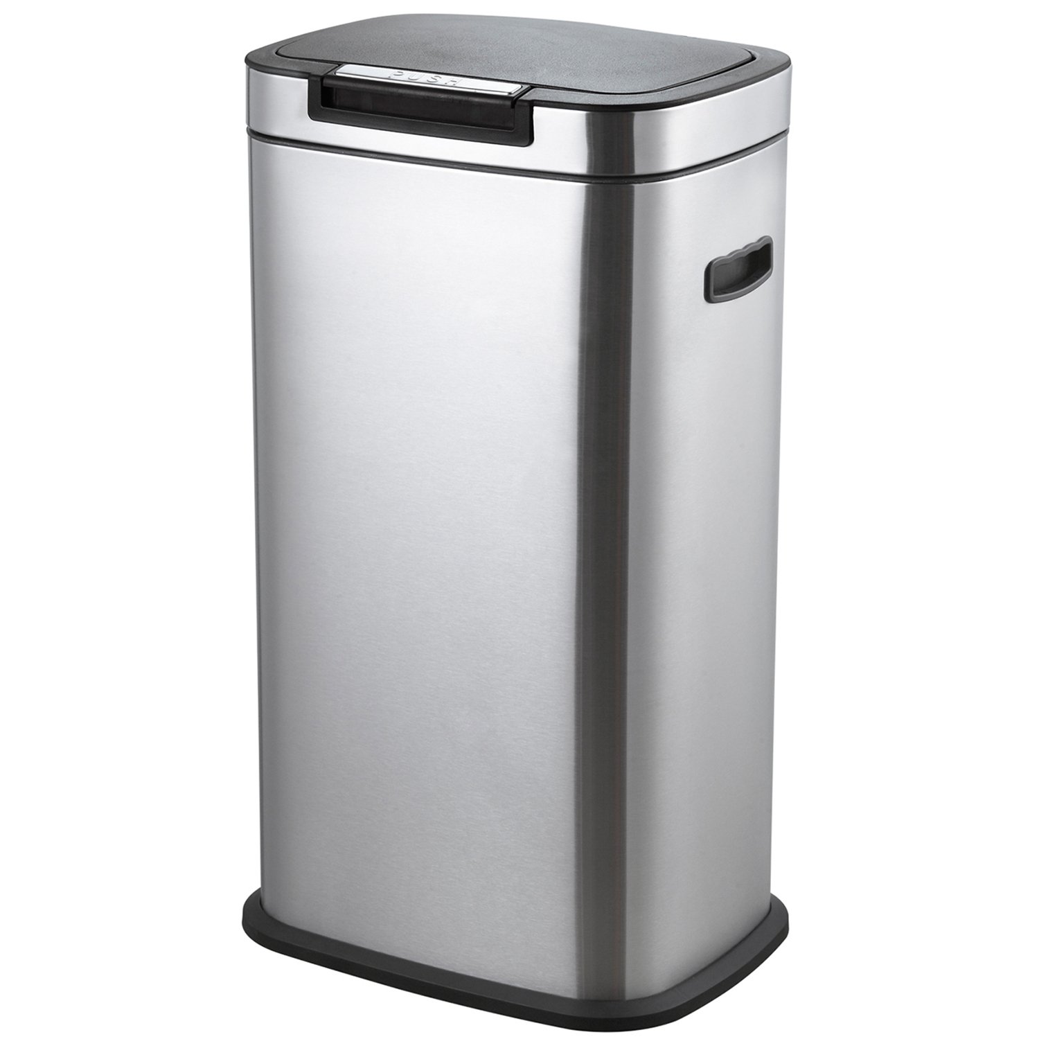 Kitchen Master Stainless Steel Rectangular Push bar Bin 40L Image