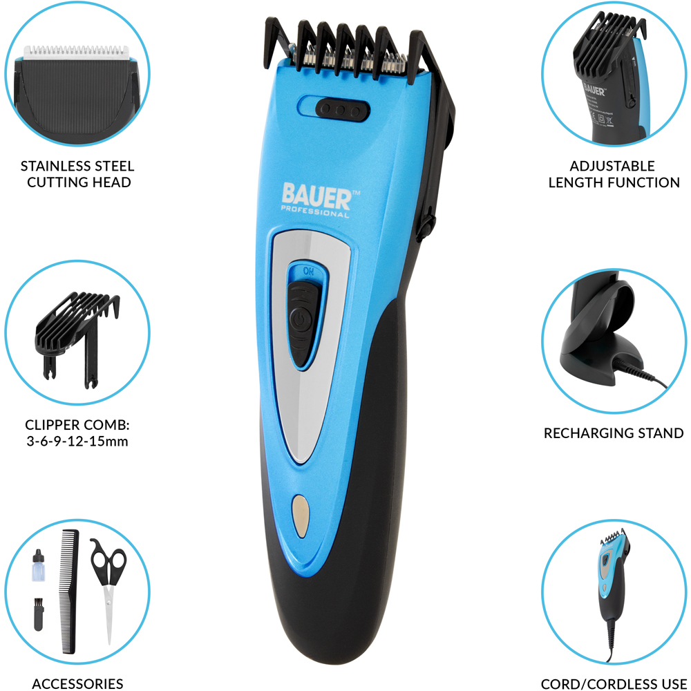 Bauer Rechargeable Hair Trimmer Image 8