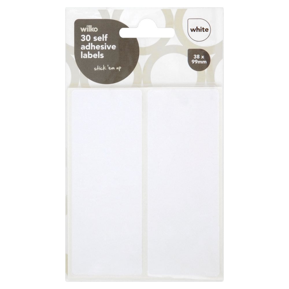 Wilko Sticky Labels 39m x 99m Image