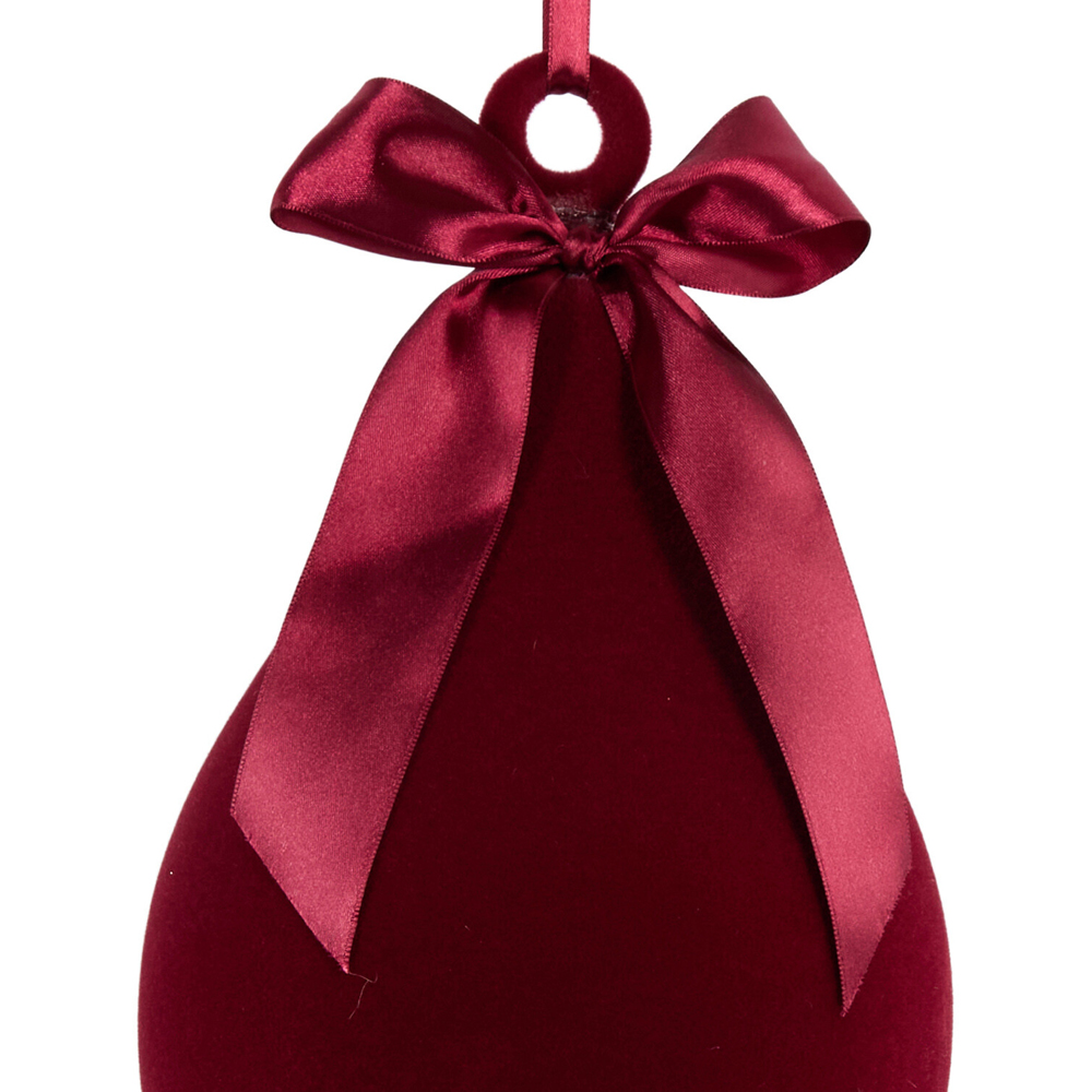 Tied with a Bow Droplet Burgundy Image 3