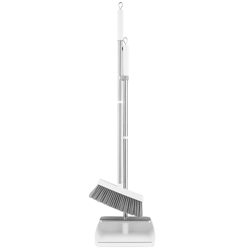 Swan Elevate Long Handled Dustpan and Brush Set Image 1