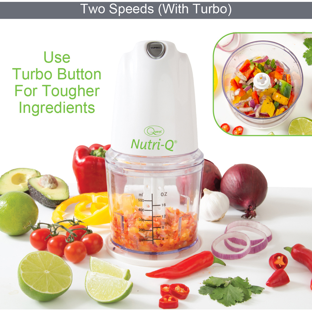 Quest Nutri-Q White Turbo Food Chopper 260W Image 7