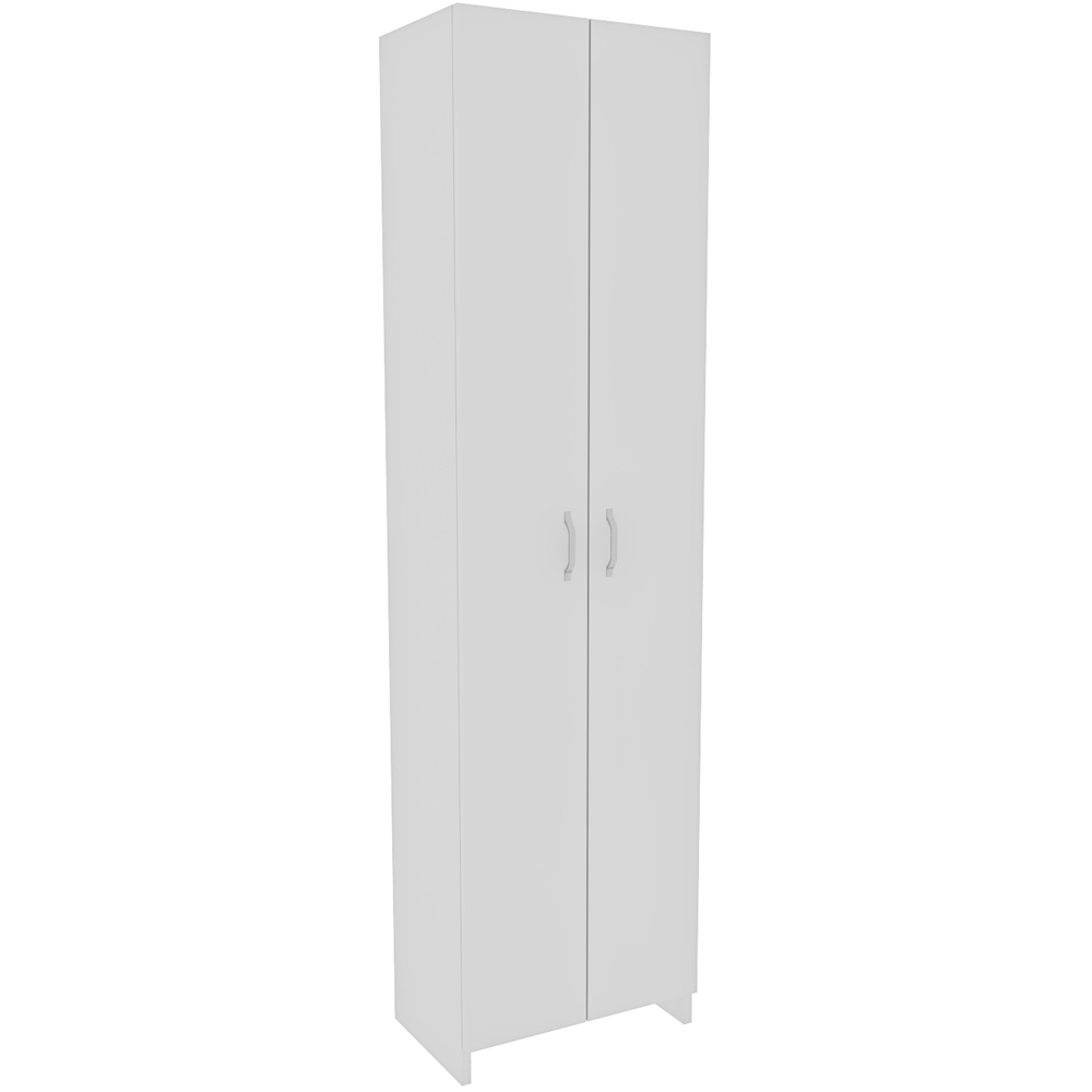 Decorotika Atlantis 2 Door White Cabinet Image 2