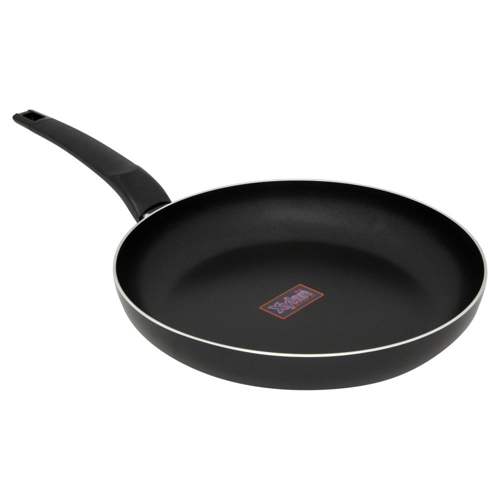 Wilko 28cm Black Aluminium Frying Pan Image
