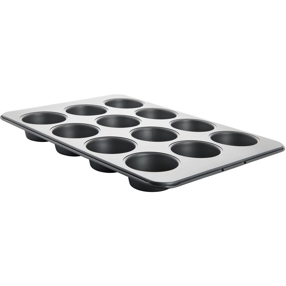 Store & Order 12 Cup Muffin Tray 37cm 0.4mm Gauge Image 1