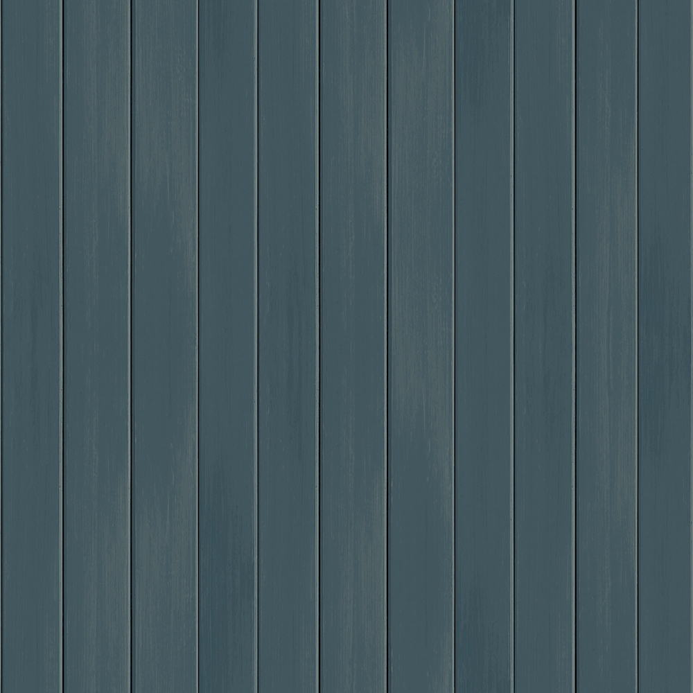 Arthouse Flat Wooden Planks Navy Blue Wallpaper Image 1