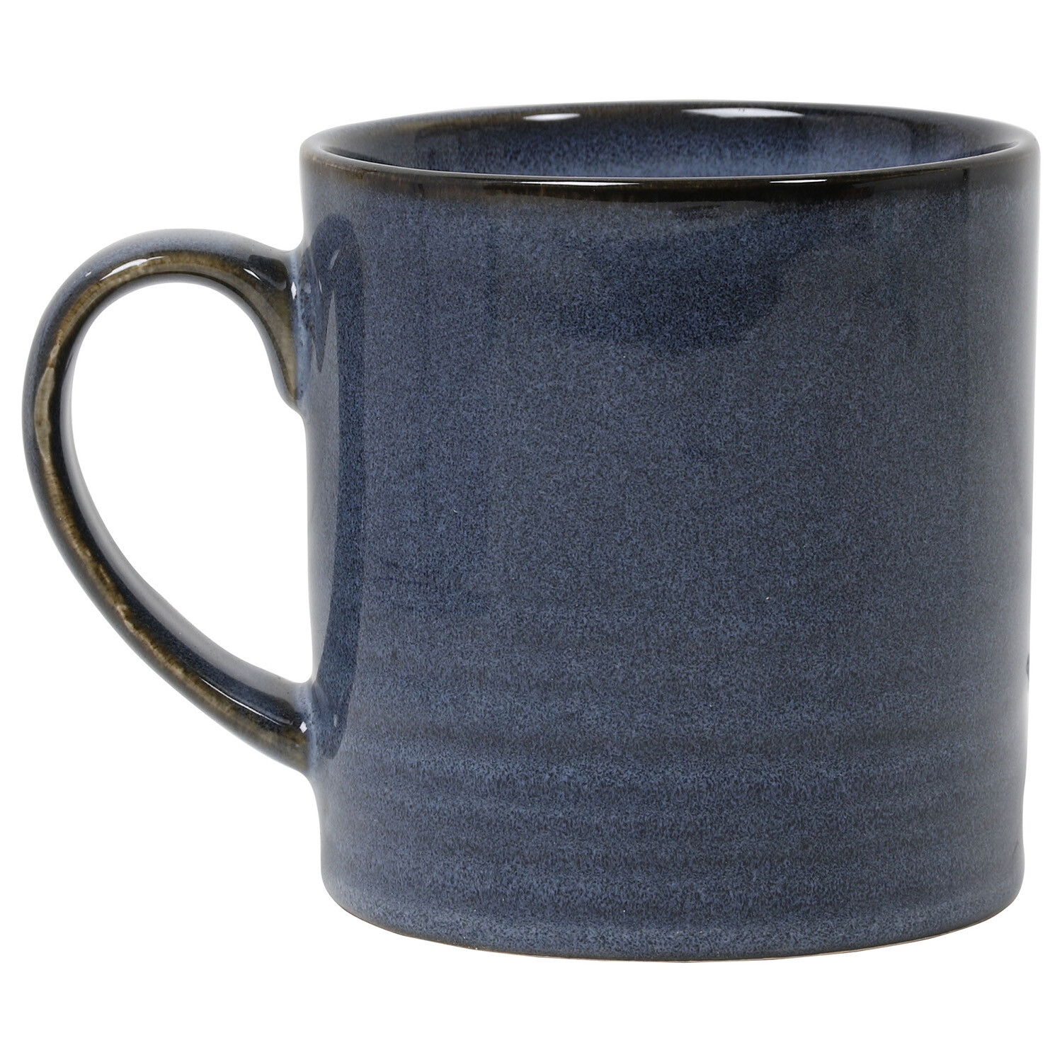Reactive Glaze Tankard Mug - Blue Image 2