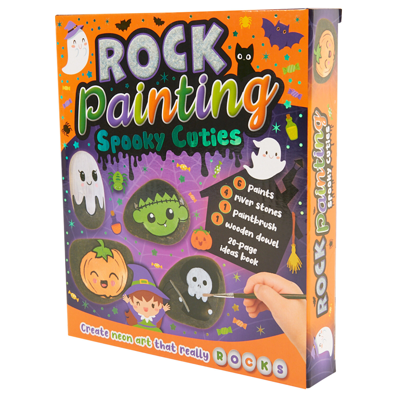 Crafting Fun Spooky Kawaii Rock Painting Kit Image 2