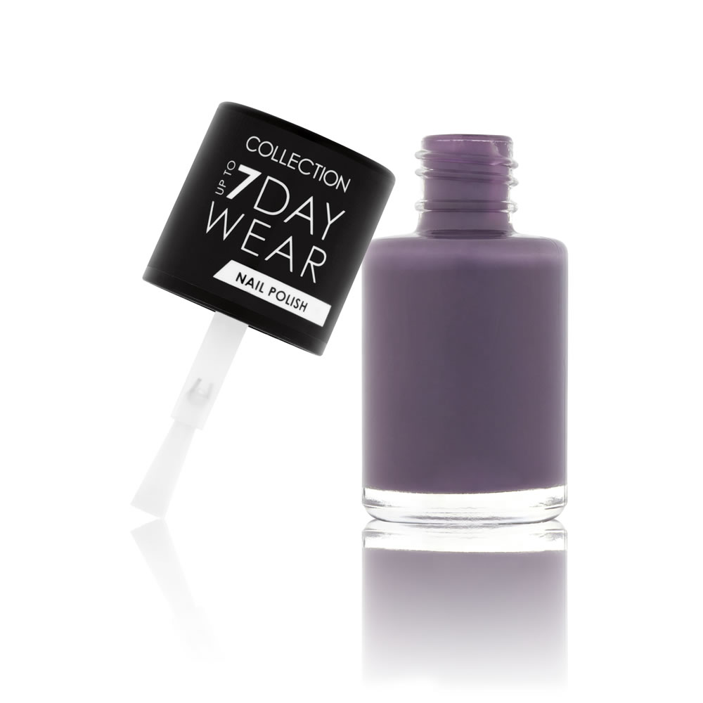 Collection 7 Day Wear Nail Polish Purple Night 8ml Image 2