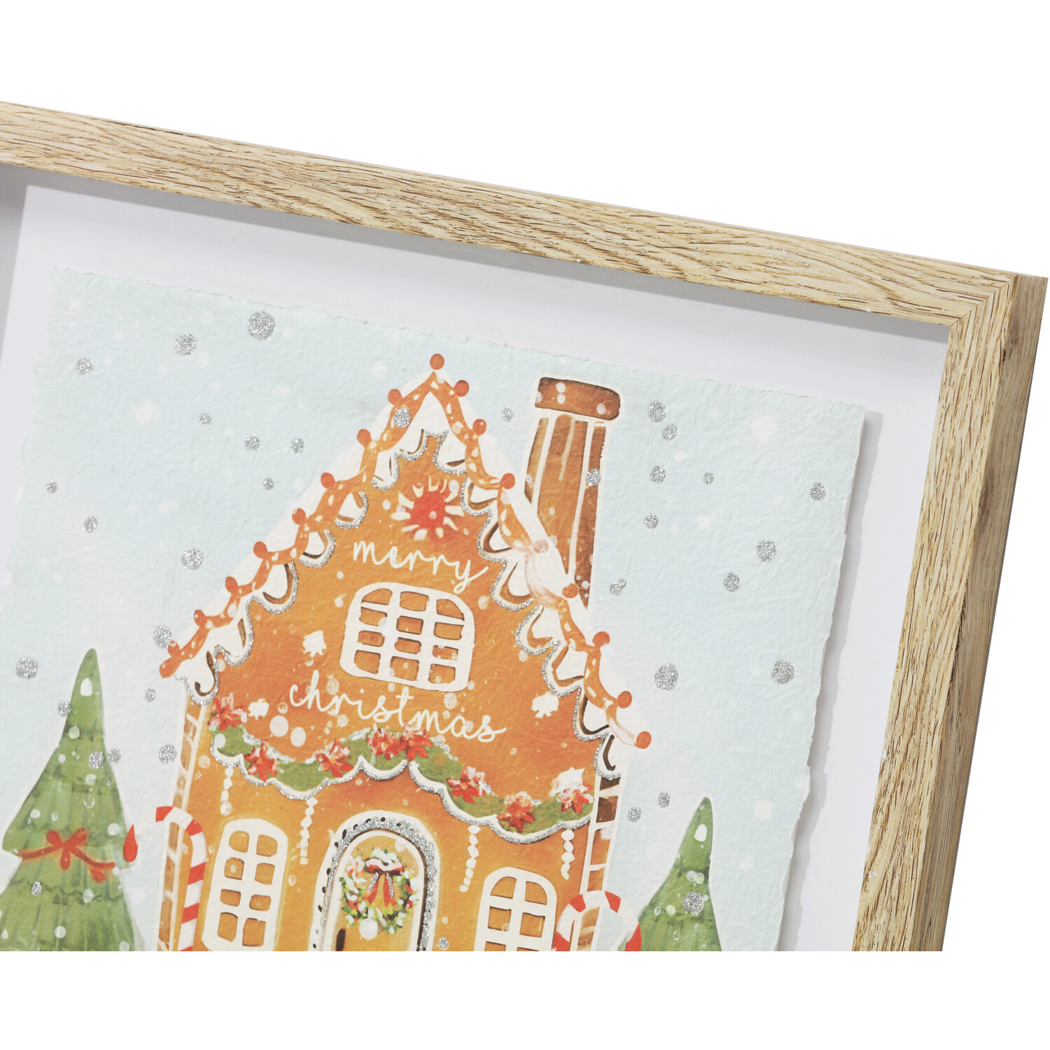 Gingerbread House Framed Wall Art Image 4