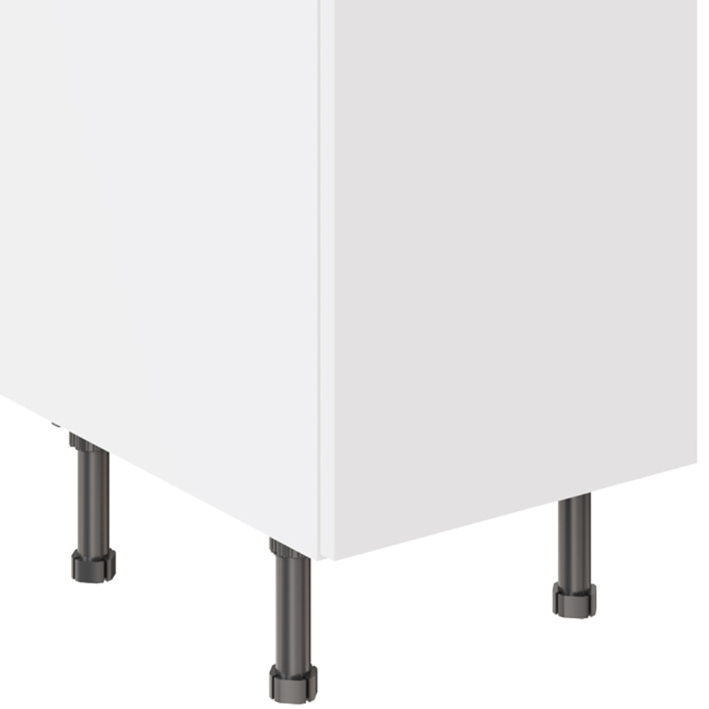 Kitchen Kit Slab Supermatt White Drawerline Base Cabinet 400mm Image 3