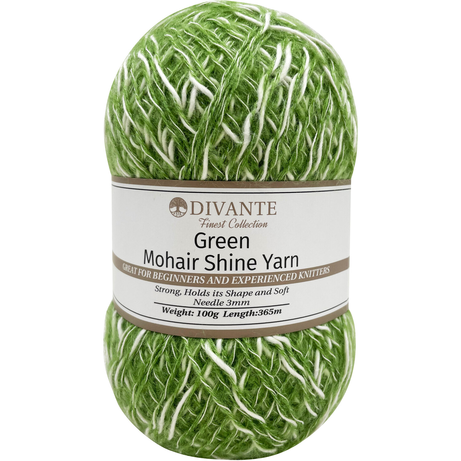 Mohair Shine Yarn Green Image 1