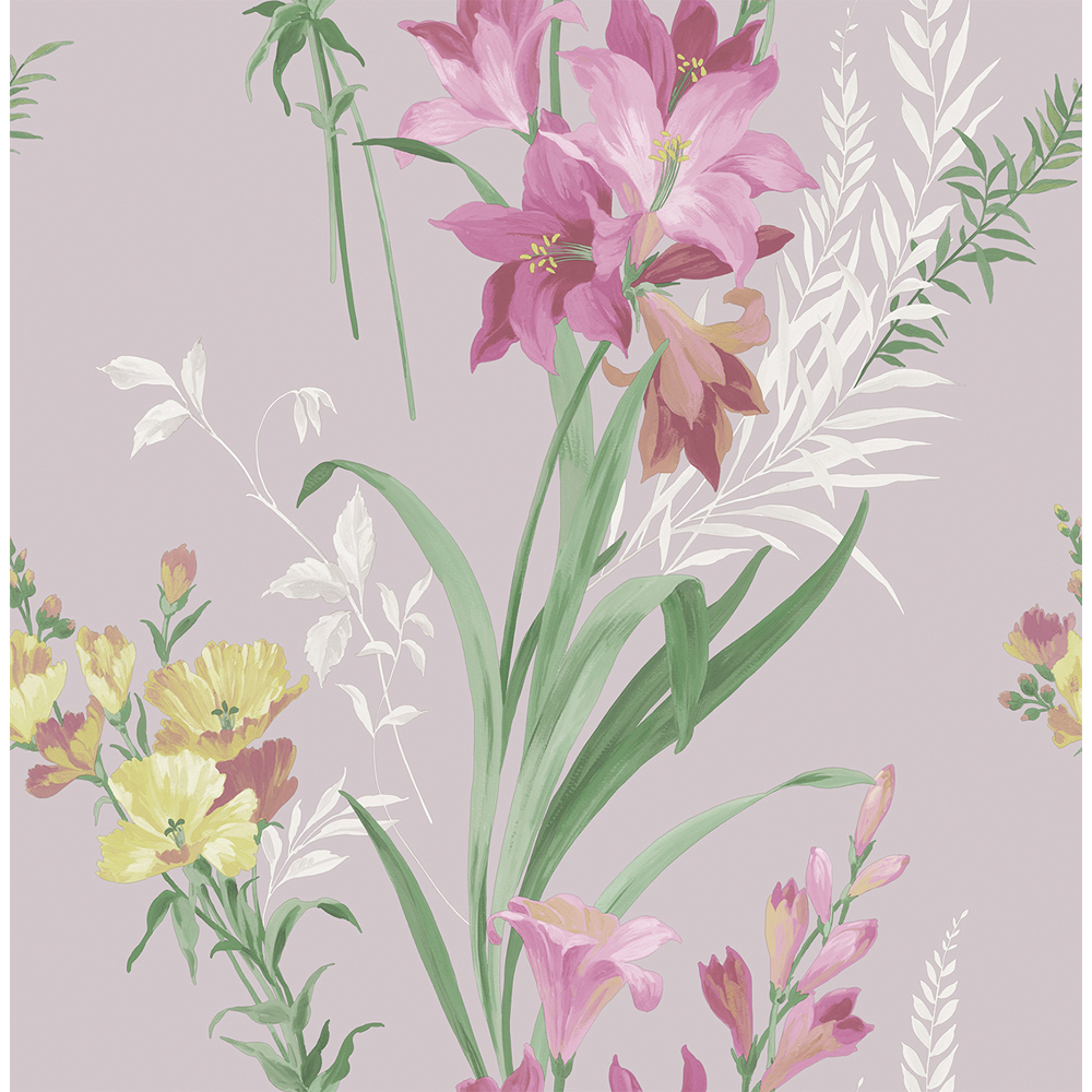 Belgravia Decor Thalia Pink Wallpaper Image 1