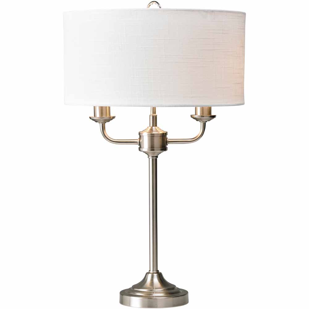 Trafalgar Table Lamp Satin Nickel Image 1