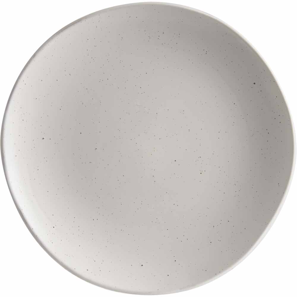 Wilko Dinner Plate Artisan Speckled Image 1
