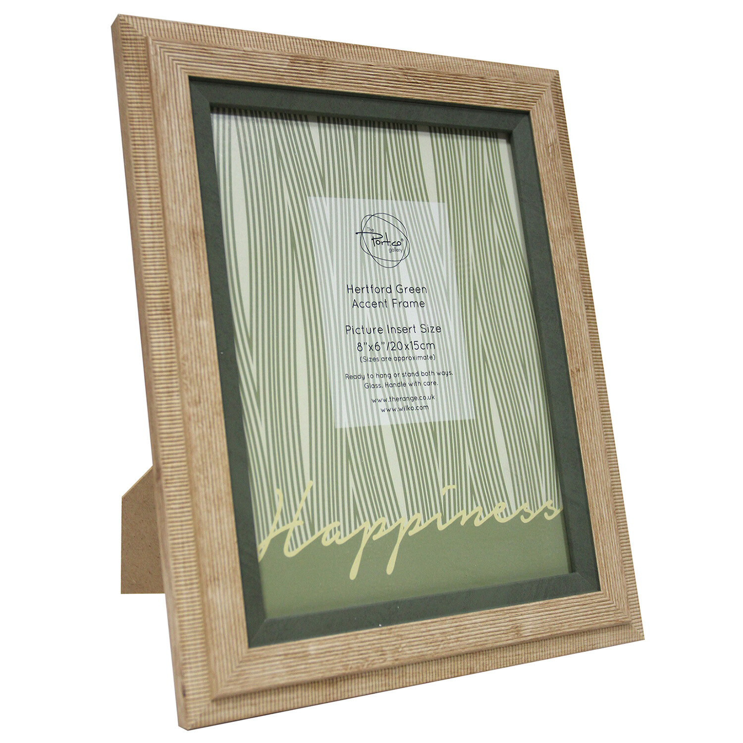 Hertford Green Accent Frame - Natural / 8x6in Image 2