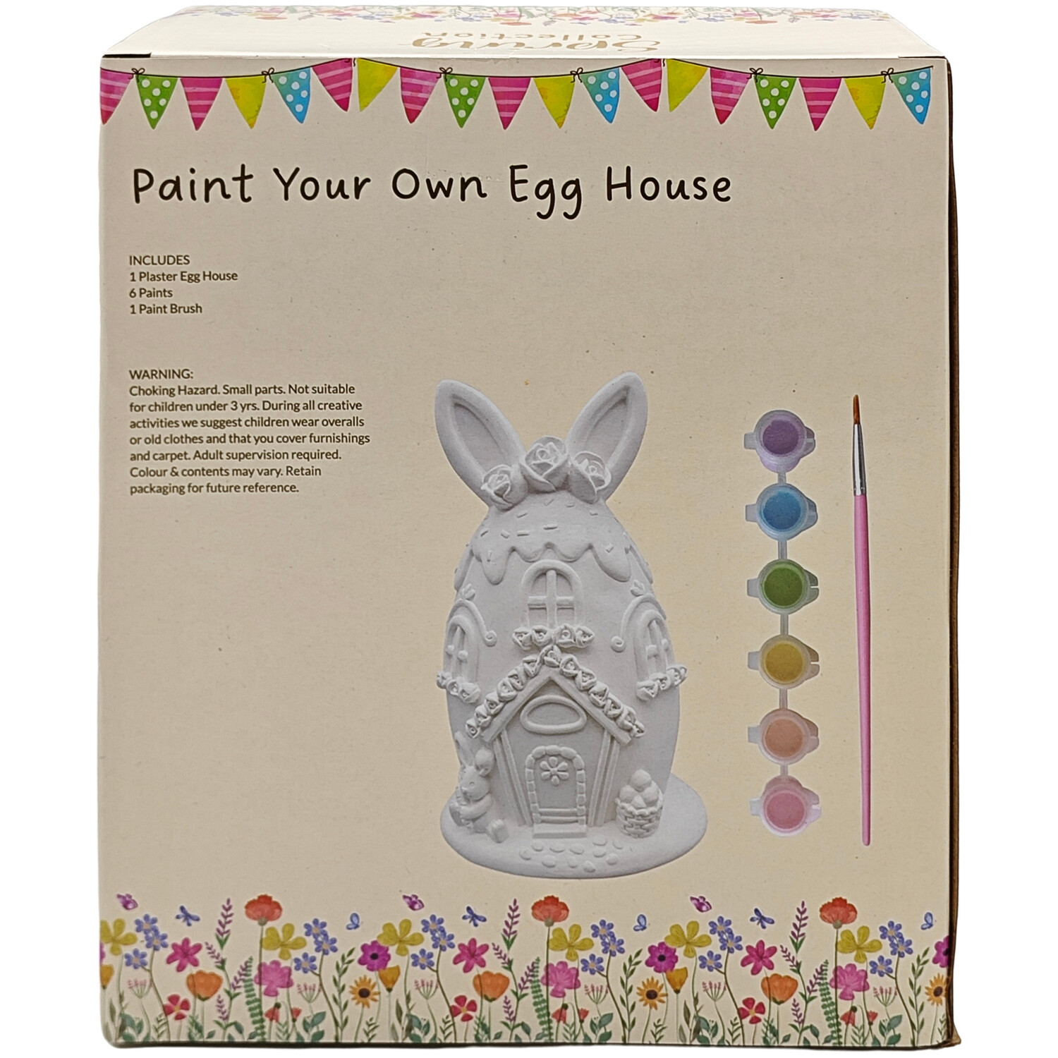 Paint Your Own Egg House Kit White Image 3