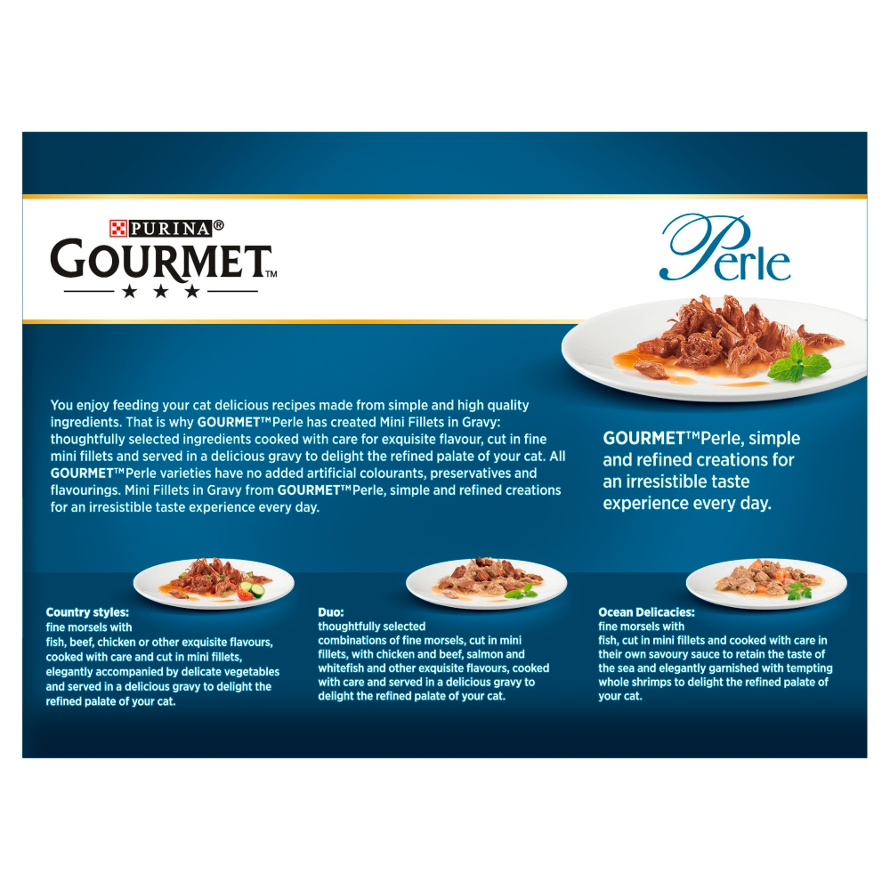 Gourmet Perle Country Favourite Cat Food 12 x 85g Image 4