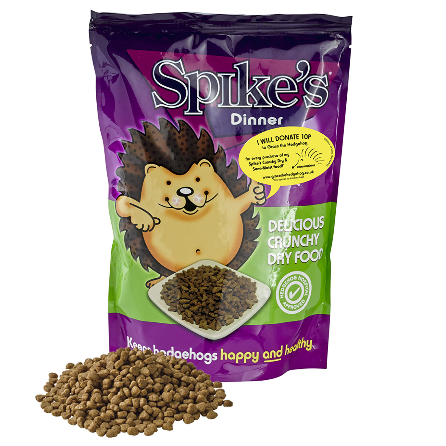 Spike's Delicious Crunchy Dry Hedgehog Food Image 2