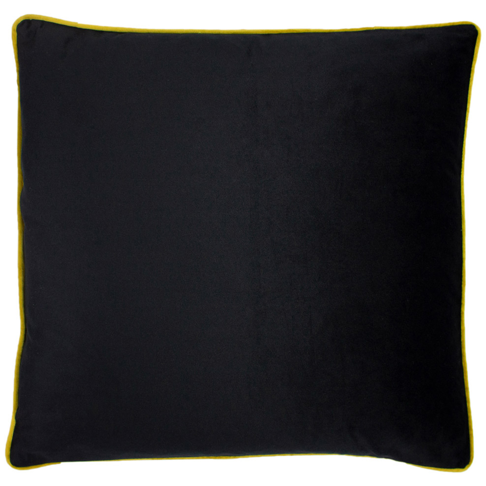 furn. Astrid Black Embroidered Celestial Cushion Image 3