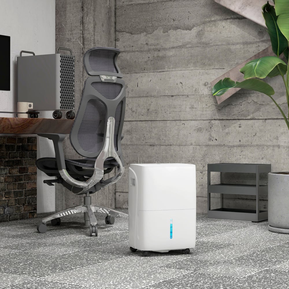 Portland White Portable Dehumidifier with Timer 30L Image 3