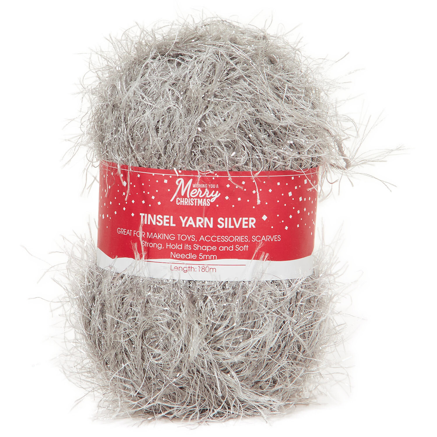 Silver or Gold Tinsel Yarn Image 1