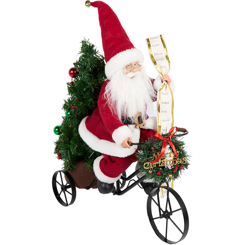 Santa on Tricycle Decoration Image 1