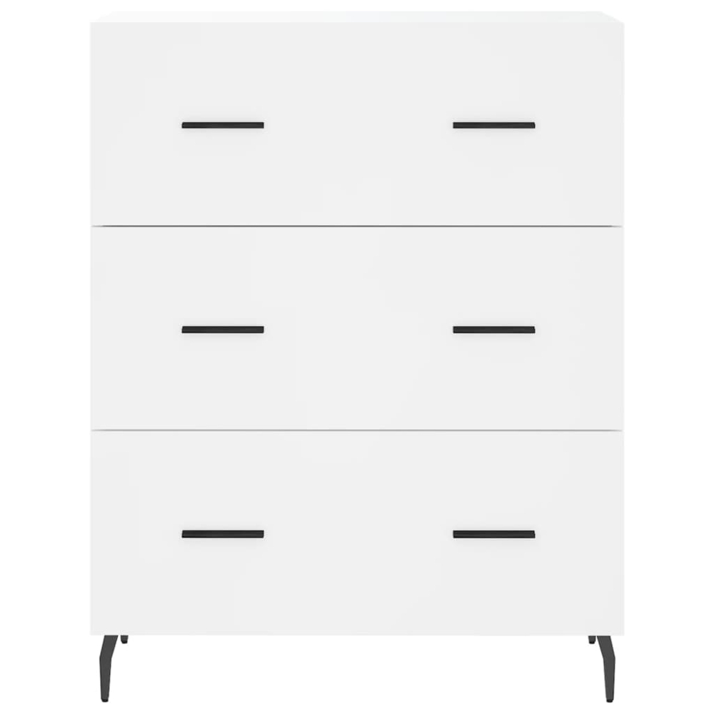 vidaXL 2 Door 3 Drawer White Highboard Image 8