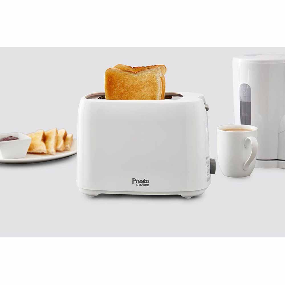 Tower Presto 2-Slice Toaster 750W White Image 2