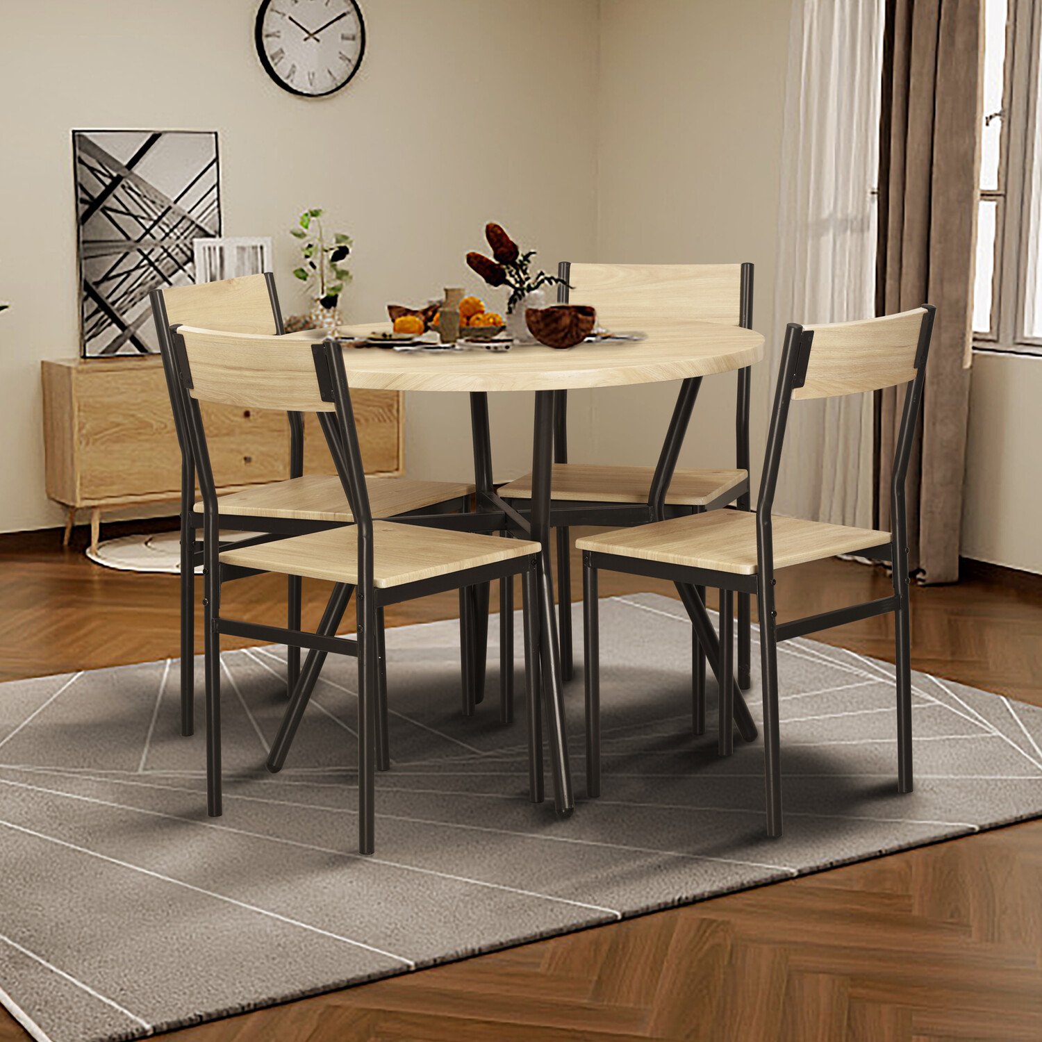 Alva Table and Chair Dining Set Image 1