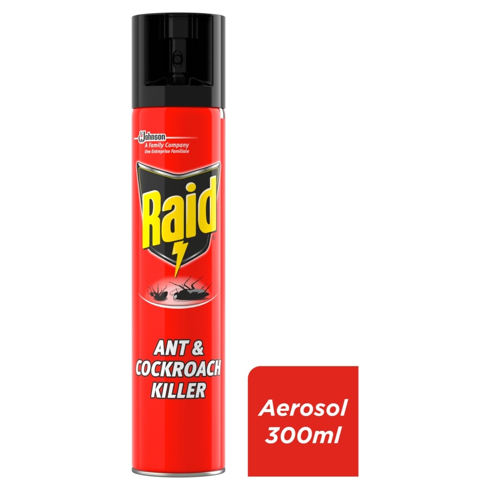 Raid Ant and Cockroach Insect Killer 300ml Image 2