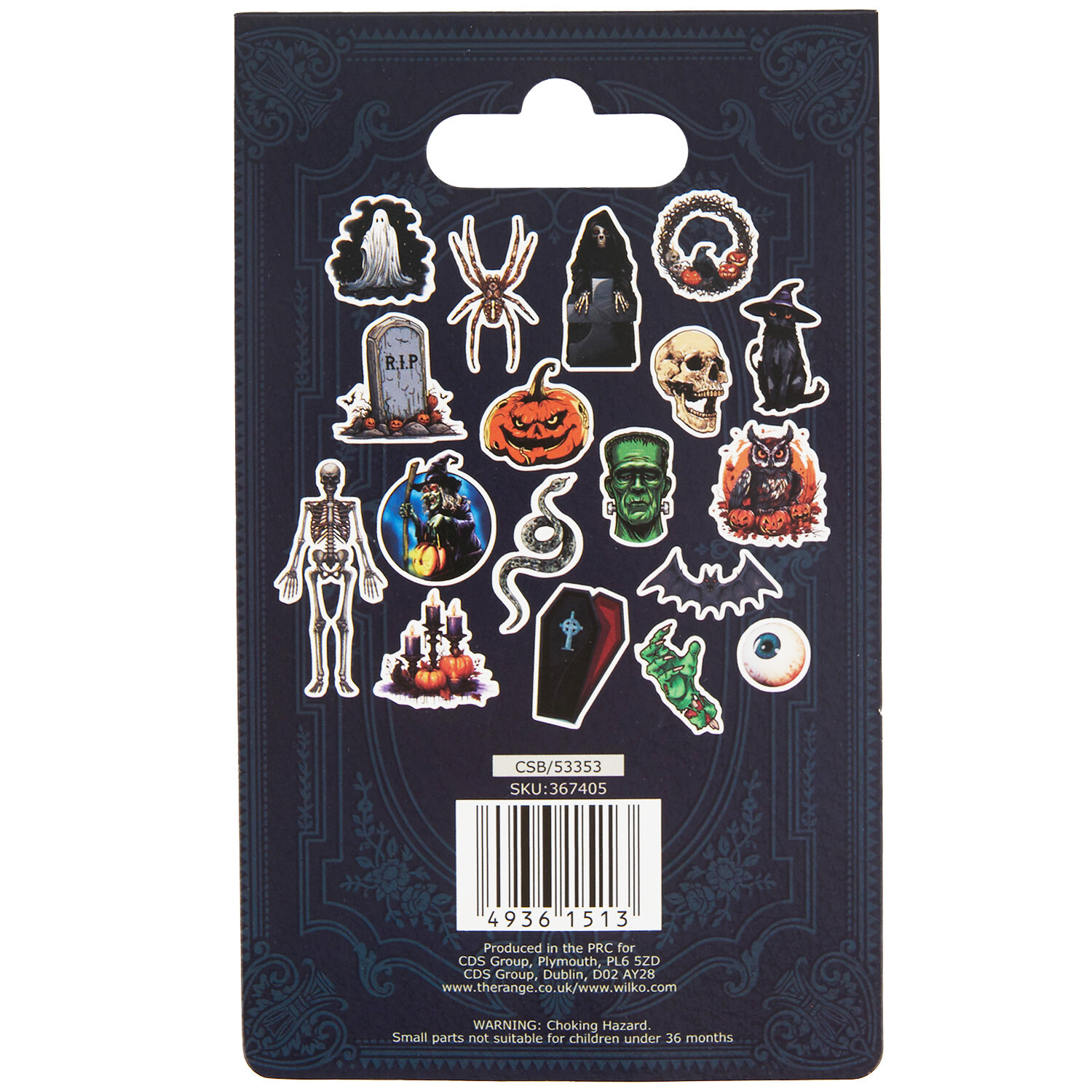 Pack of 18 Halloween Scrapbook Stickers - Multicolour Image 2