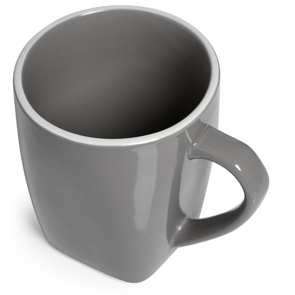 Wilko Taupe Ceramic Square Mug Image 2