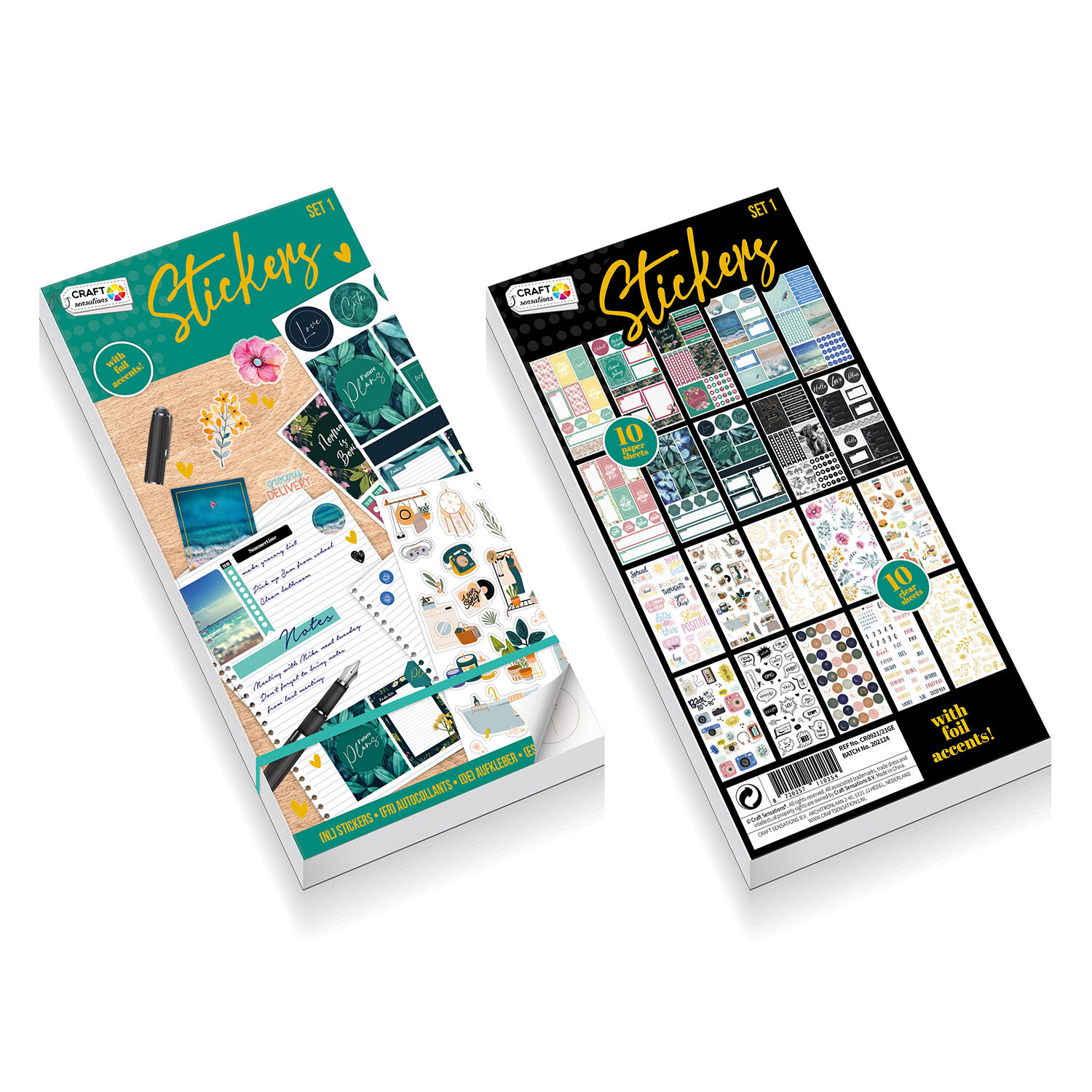 Single Craft Sensations Sticker Book in Assorted styles Image 2
