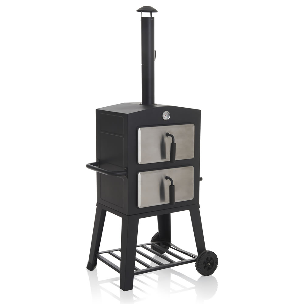 Wilko BBQ Pizza Oven Grill and Smoker Image 1