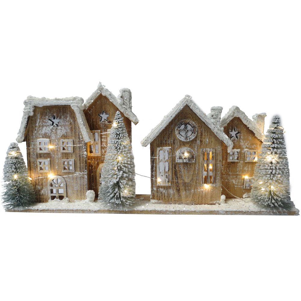 Wooden LED House Scene Image 4