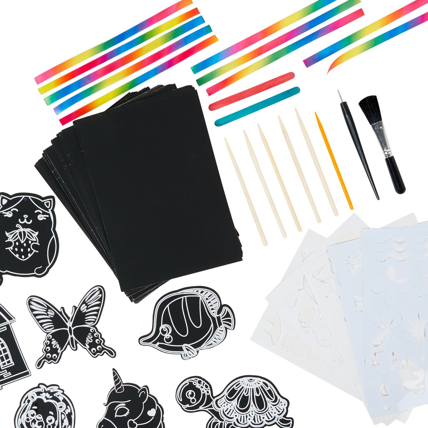 Crafty Club Kids Ultimate Scratch Art Kit Image 4