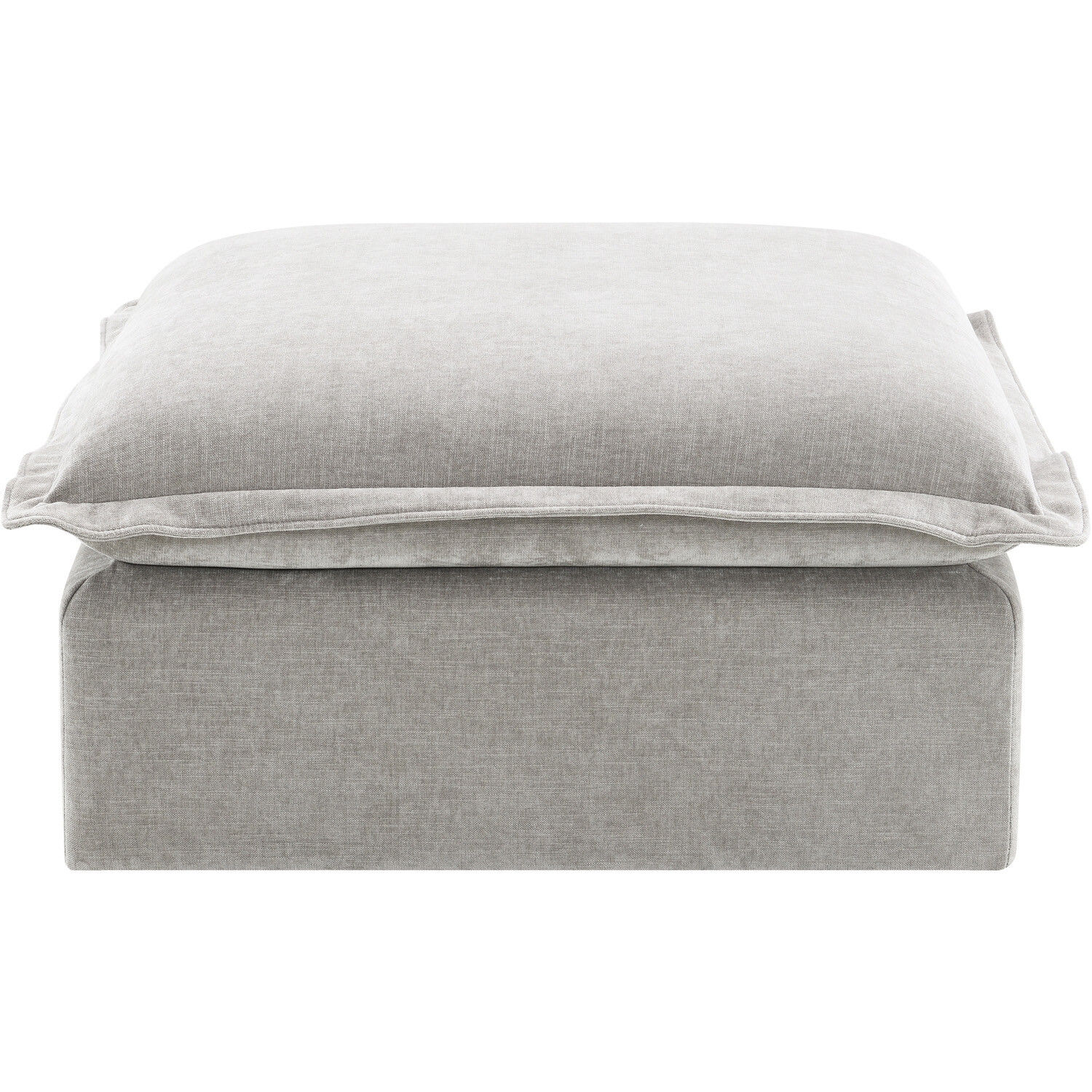 Molly 3 Seater Sofa with Ottoman - Grey Image 14