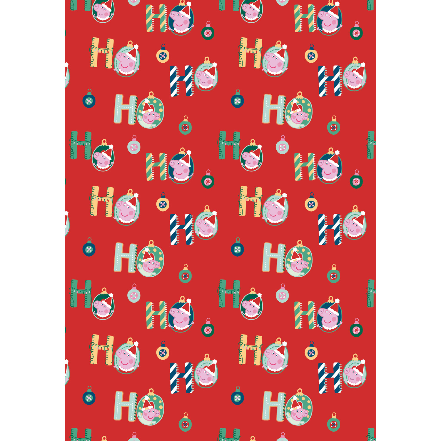 Peppa Pig Gift Wrap Red Image