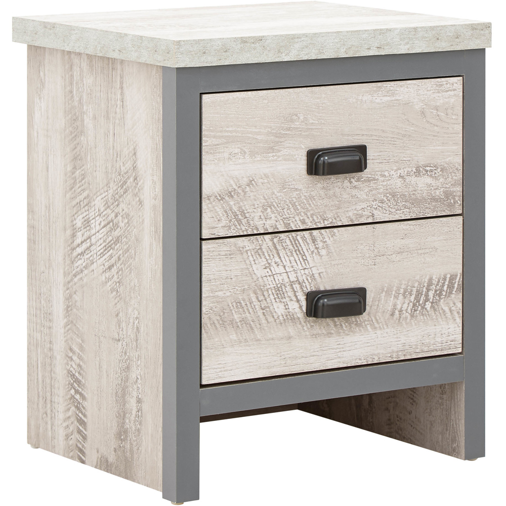 GFW Boston Grey 3 Piece Bedroom Furniture Set Image 7