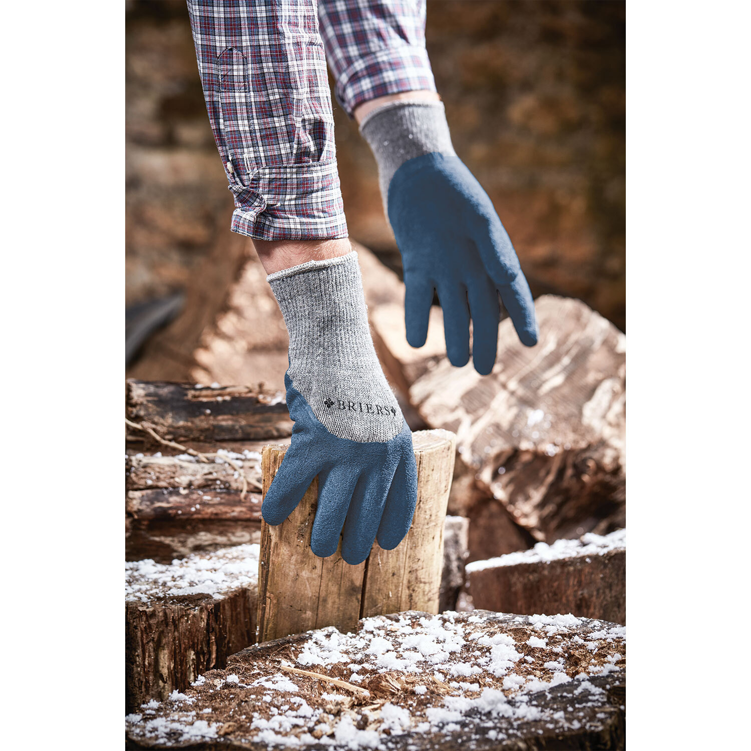 Cosy Gardener Gardening Gloves - Blue Image 2