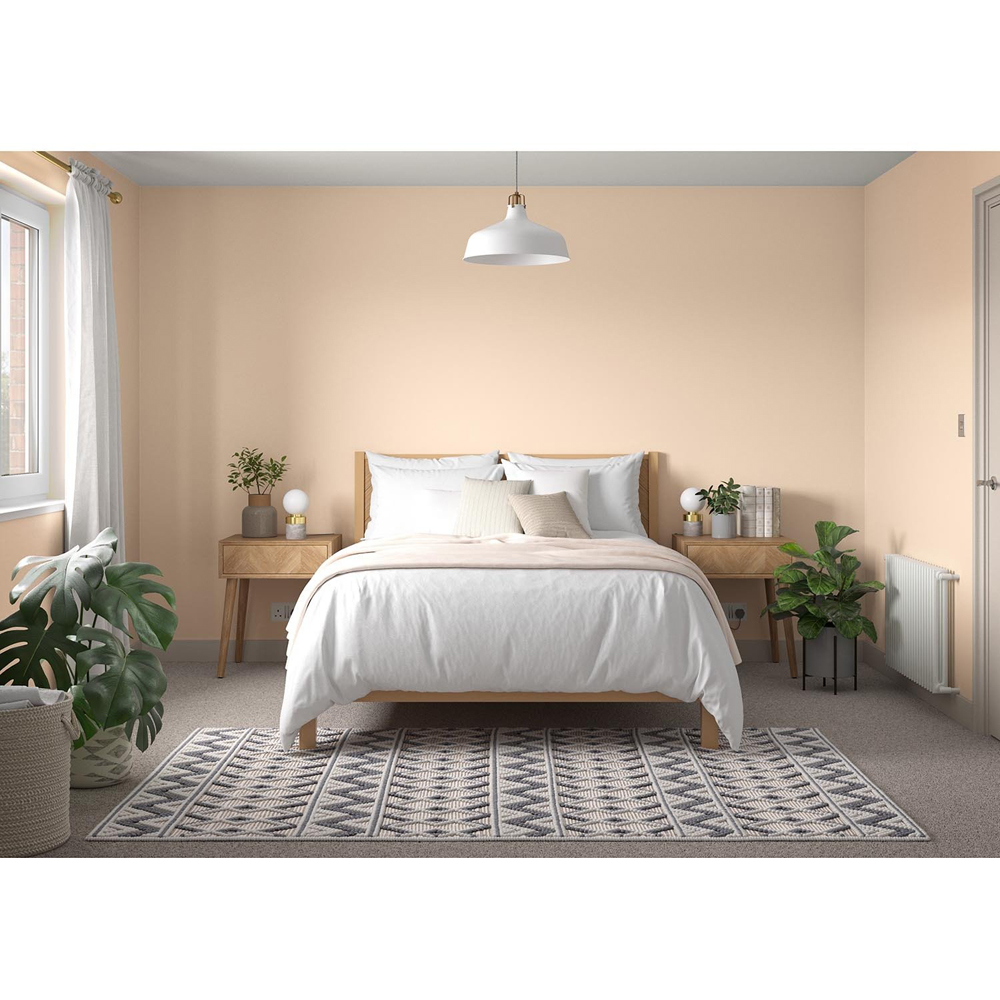 Dulux Walls & Ceilings Soft Peach Matt Emulsion Paint 2.5L Image 4