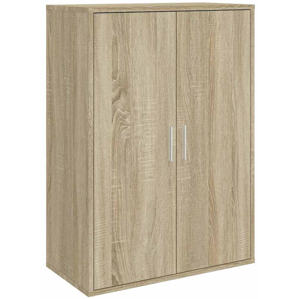 vidaXL 2 Door Sonoma Oak Sideboard Set of 2 Image 3